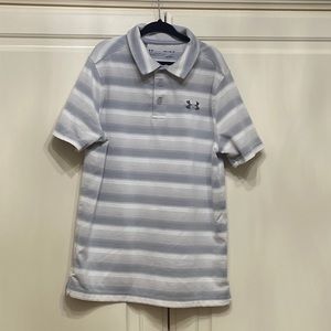 Youth Boys Under Armour Golf Shirt…Size Youth Medium